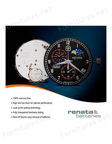 Tira de 10 Pilas de Botón 379 (SR521SW)