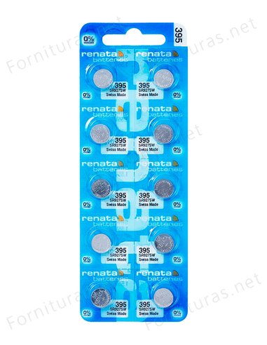 Tira de 10 Pilas de Botón 395 (SR927SW)