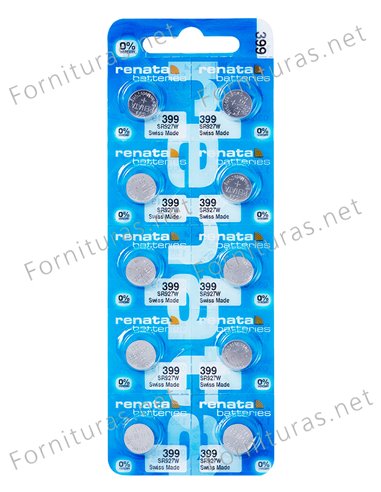 Tira de 10 Pilas de Botón 399 (SR927W)