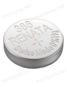 Tira de 10 Pilas de Botón 386 (SR43W)