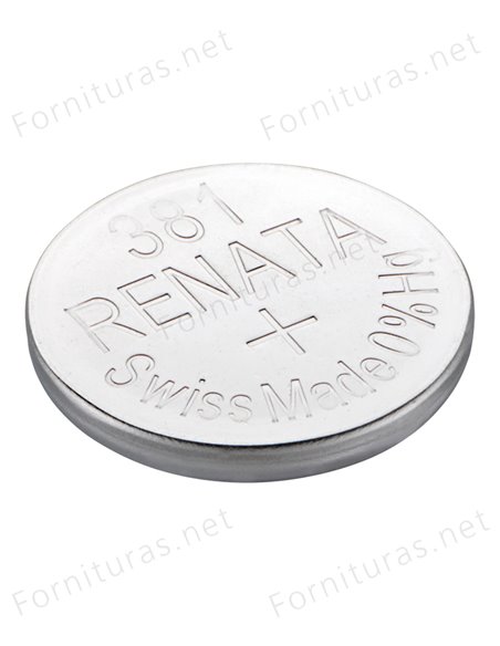 Tira de 10 Pilas de Botón 381 (SR1120SW)