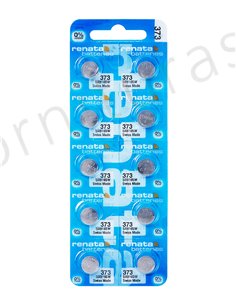 Tira de 10 Pilas de Botón 373 (SR916SW) 2