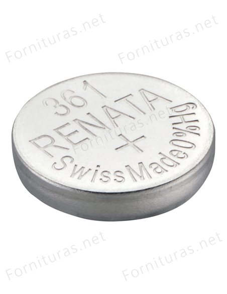 Tira de 10 Pilas de Botón 361 (SR721W)